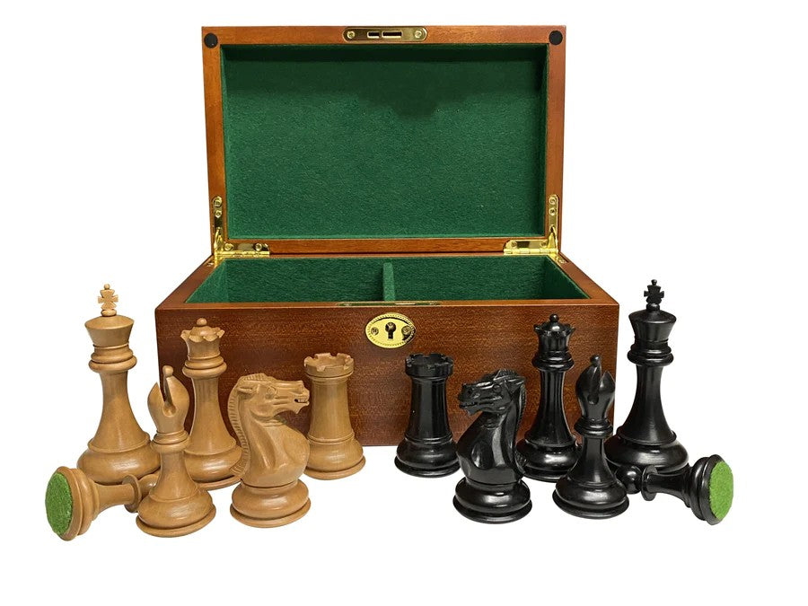 1849 Antique Staunton Collectors Series Chess Men & Box -  CHESSMAZE STORE UK